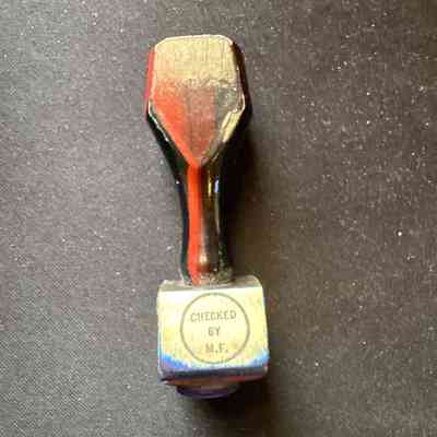 Rubber Stamp-Checked by M.F.