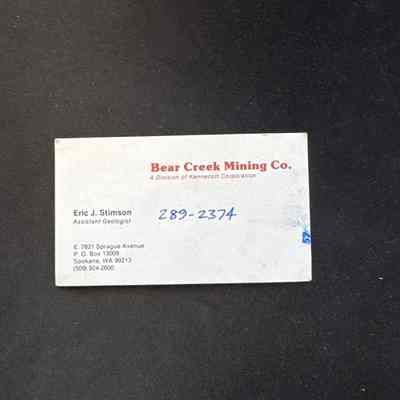 Business Card-Eric J. Stimson