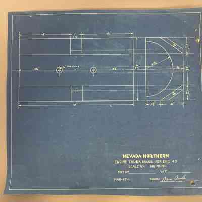 Engine Truck Brass-#40