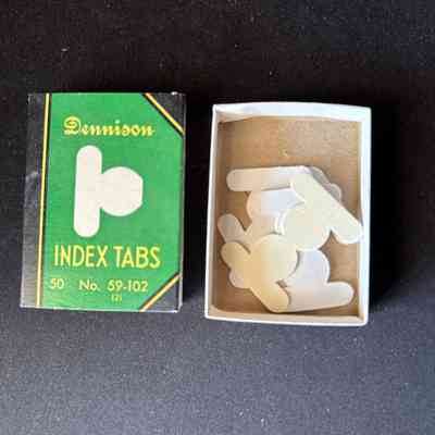 Dennison Index Tabs Box
