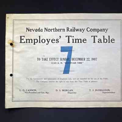 Timetable No. 7