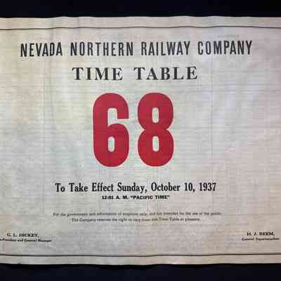 Timetable No. 68
