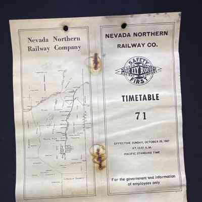 Timetable No. 71