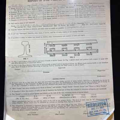 Rail Failures - 1947