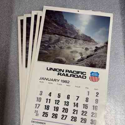 UP Calendar-1982
