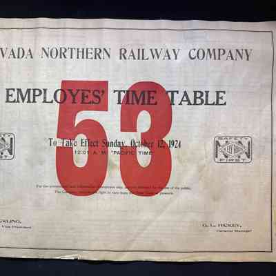 Timetable No. 53