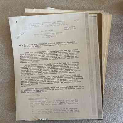 C-4 Certificates of Public Convenience - 1960-65