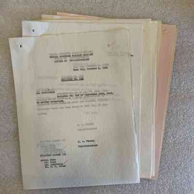 B-5 Bulletins (General) 1939-1941