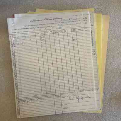 E-7 Expense Accounts - 1960-61