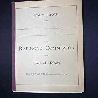 1912 Annual Report to the Railroad Commission