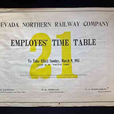 Timetable No. 21