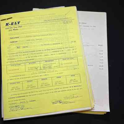 B-2 Bills and Vouchers