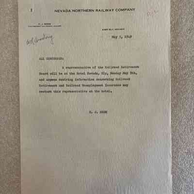 R-2 Railroad Retirement & Unemployment - 1949