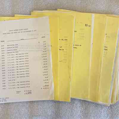 B-2 Bills and Vouchers - 1952-53