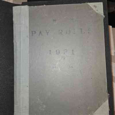 Payroll Ledger - 1921