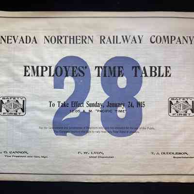 Timetable No. 28