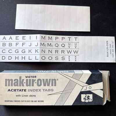 Index Tabs Box