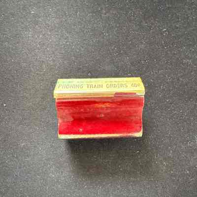 Rubber Stamp-Phoning Train Orders