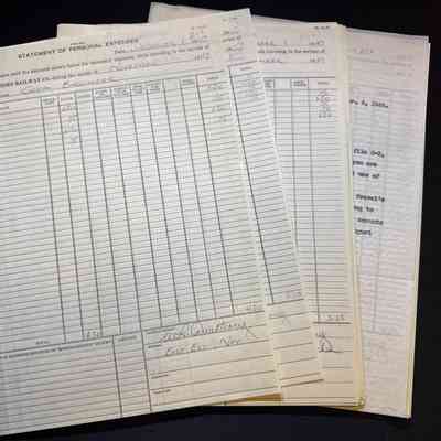E-1 Expense Account - 1944-1947