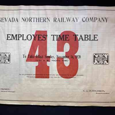Timetable No. 43