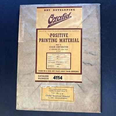 Ozalid Positive Printing Material