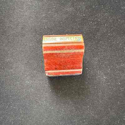 Rubber Stamp-Engine Inspection