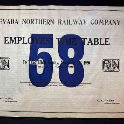 Timetable No. 58