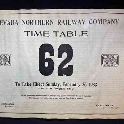 Timetable No. 62