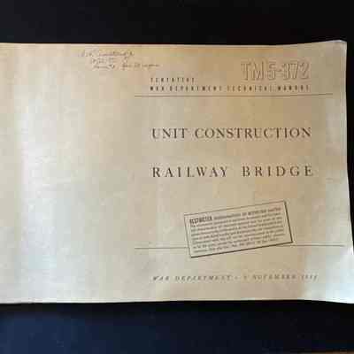 Unit Construction-Railway Bridge