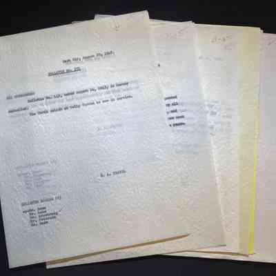 B-5 Bulletins - 1943-1947