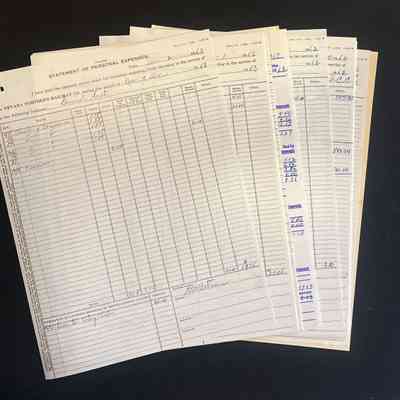 E-7 Expense Accounts - 1962-63