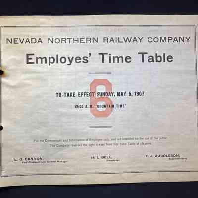 Timetable No. 6