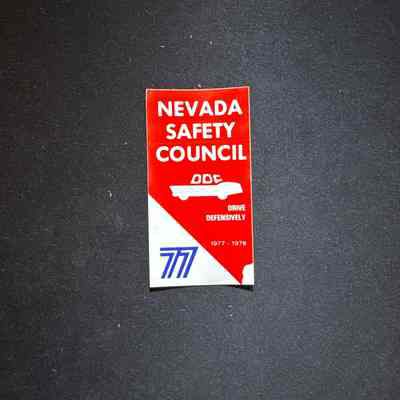Sticker-Nevada Safety Council