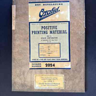 Ozalid Positive Printing Material