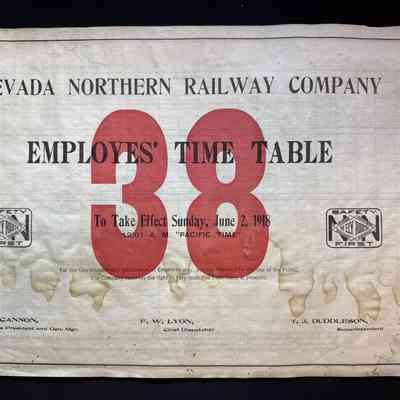Timetable No. 38