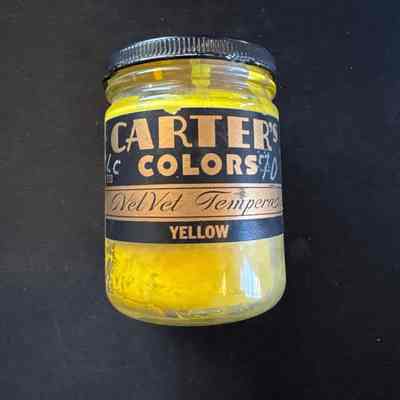 Jar-Yellow Paint/Ink