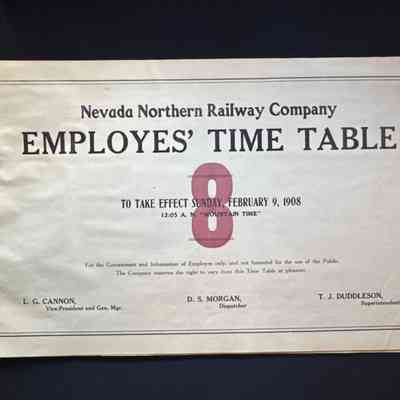 Timetable No. 8