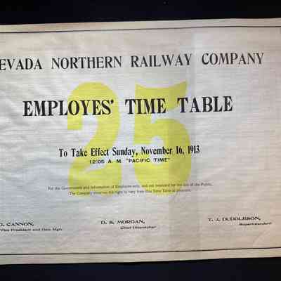 Timetable No. 25