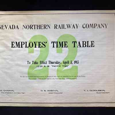 Timetable No. 22