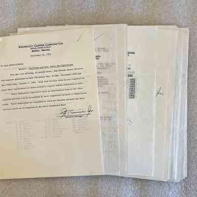 B-1 Bulletins and Instructions - 1952-53