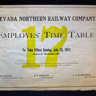 Timetable No. 17
