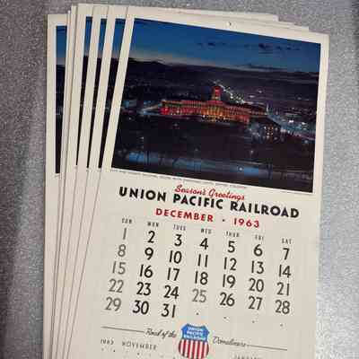 UP Calendar-1964