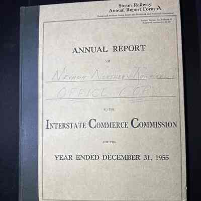 1955 Annual Report to the ICC