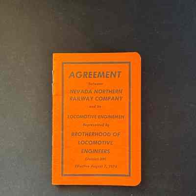 Agreement Between NNRy and Locomotive Enginemen