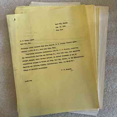 G-1 Guarantee on Freight Transportation Charges - 1945-49