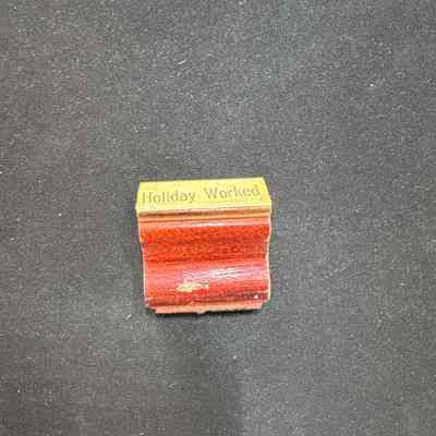 Rubber Stamp-Holiday Worked
