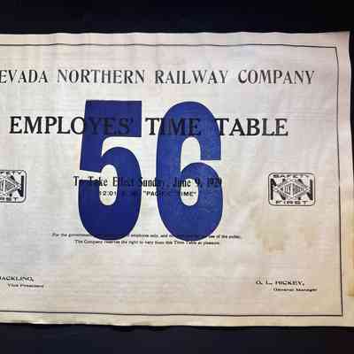 Timetable No. 56