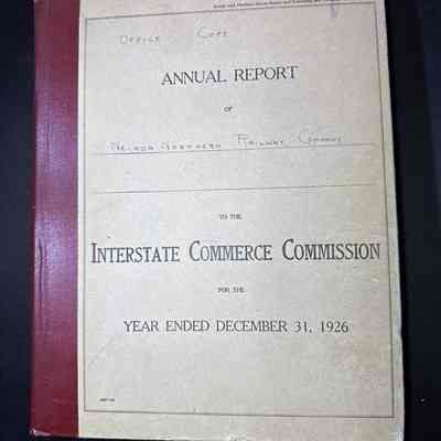 1926 Annual Report to the ICC