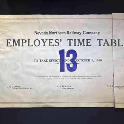 Timetable No. 13