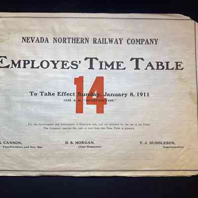 Timetable No. 14